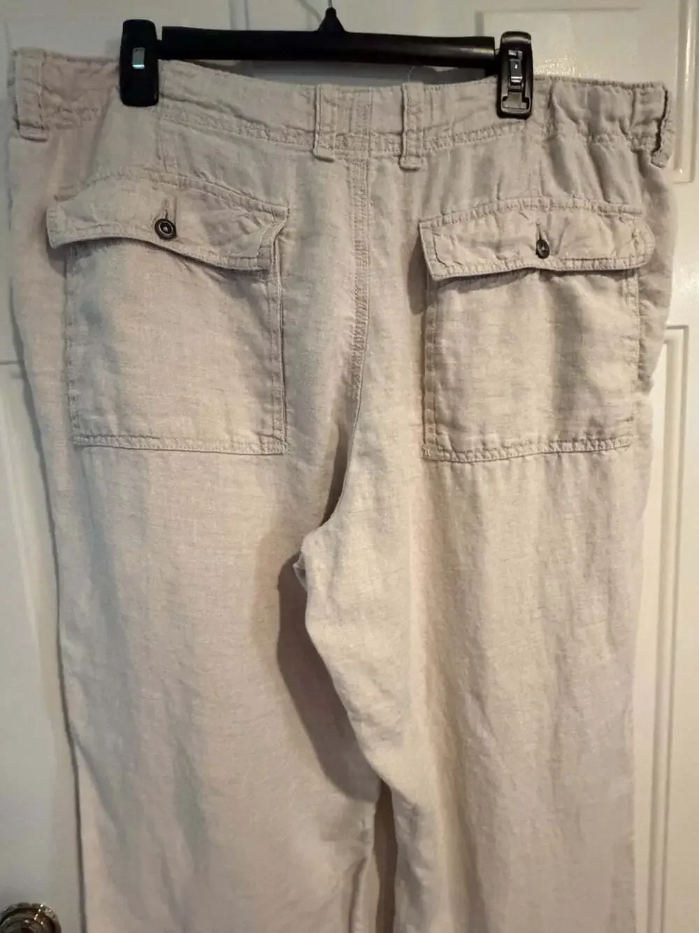 Old Navy Pants Men's 38x32 Cream Linen Loose Fit See Description